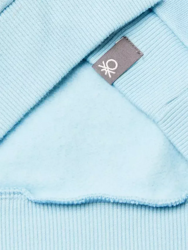 Детский флисовый джемпер с начесом с лицевой стороны Benetton — фото 3