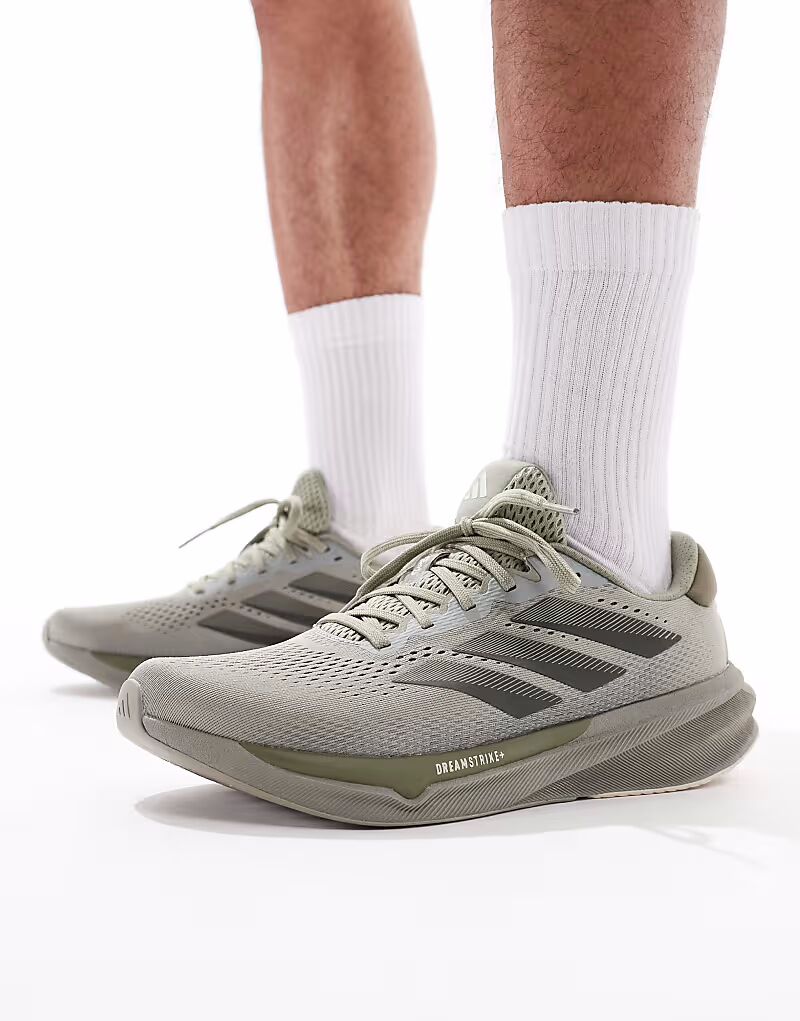 

Кроссовки Adidas Running Supernova Stride 2 серого и тёмно-синего цветов