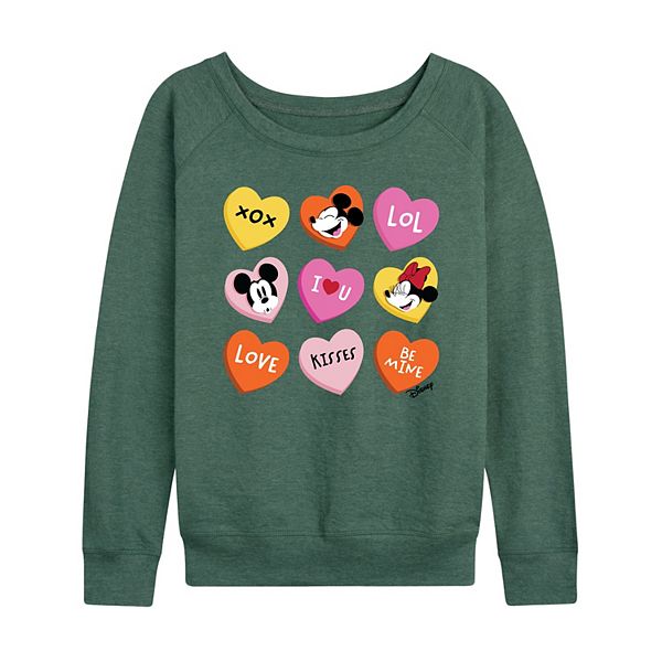 

Футболка с длинным рукавом Mickey & Minnie Mouse женская в сердечках Disney