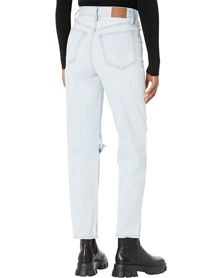

Джинсы Madewell The Perfect Vintage Straight Jean in Pearse Wash: Destructed Edition, цвет Pearse Wash