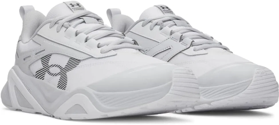 Мужские кроссовки Under Armour UA Charged Commit Tr 5, White Halo Gray Castlerock — фото 2