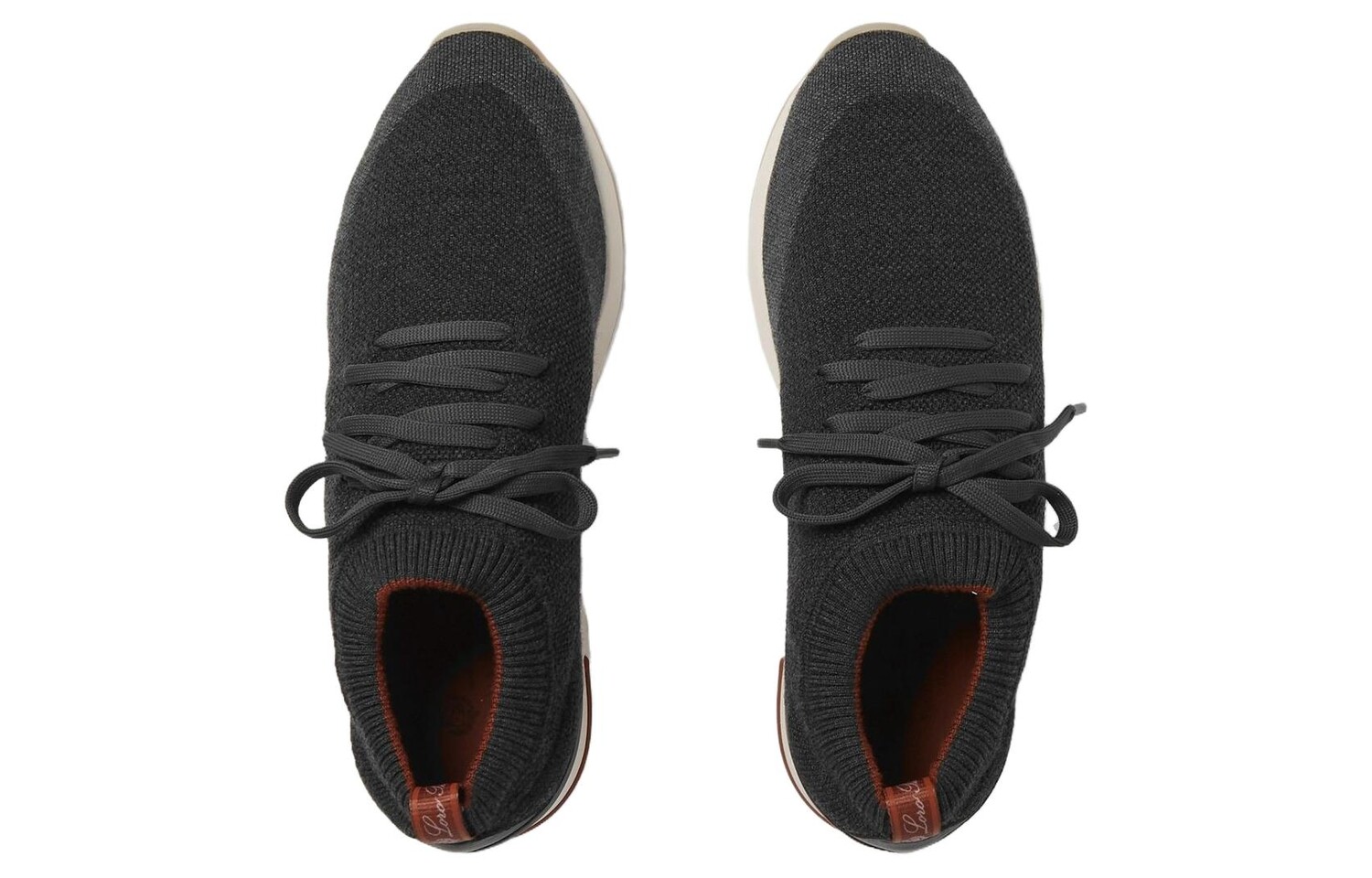 Кроссовки Loro Piana Lifestyle Shoes Men Low-top Black, черный — фото 4