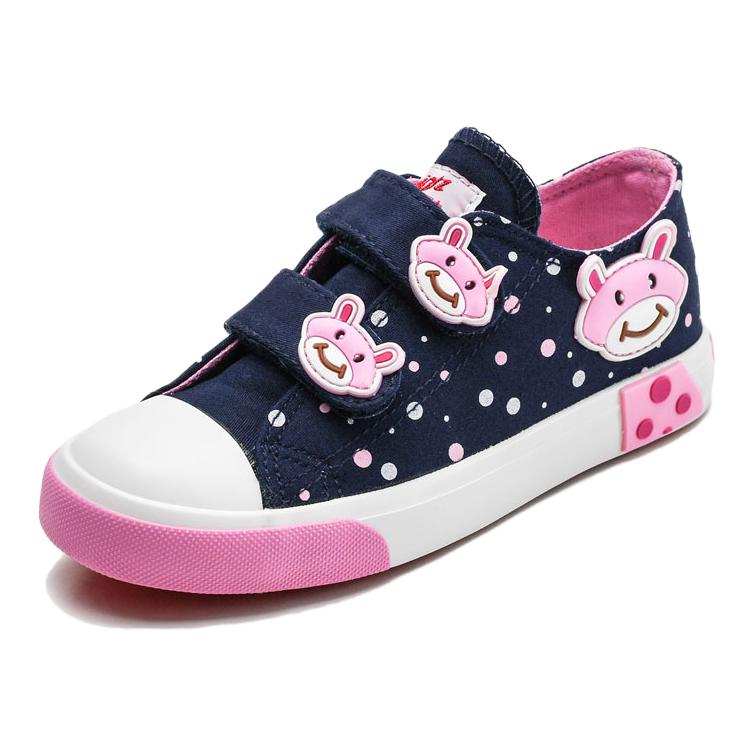 

Warrior Абразивоустойчивые противоскользящие низкие детские кожаные туфли Детские, Розовые