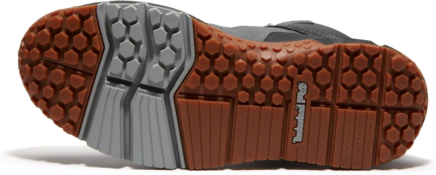 Timberland PRO Tempe, мужские, серые, с алюминиевым носком, EH, водонепроницаемые, противоскользящие, рабочие ботинки высотой 6 дюймов, серый — фото 3