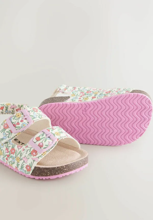 Детские туфли с широкой колодкой и двумя ремешками Next, Multi Floral — фото 3