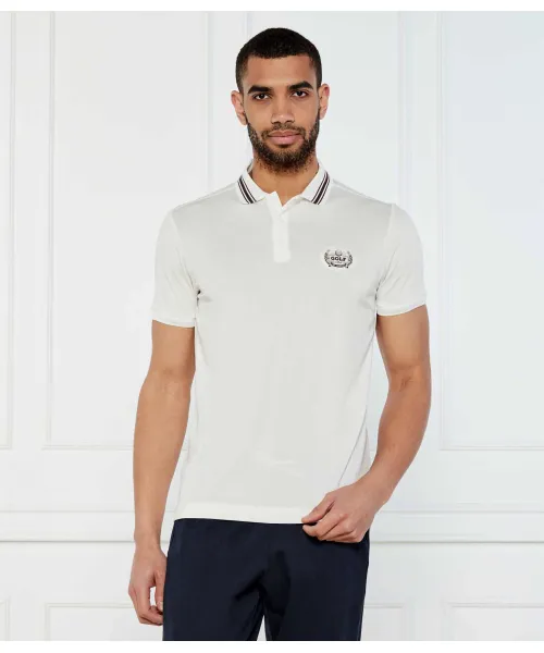 

Футболка поло Slim fit Ea7, бежевый