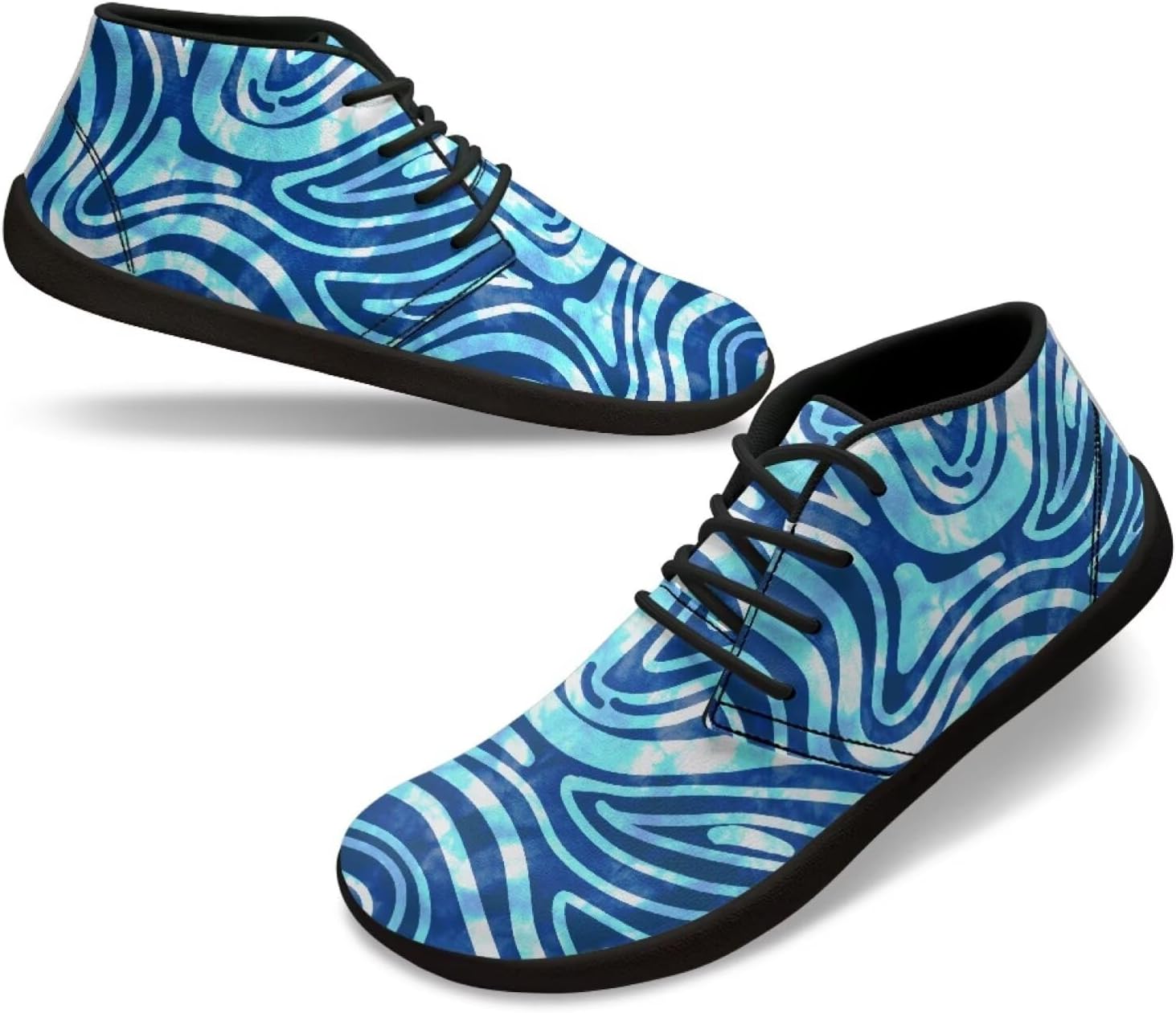 

Мужская обувь для бега с широким носком, водонепроницаемая, слипоны на плоской подошве, удобная, легкая, для бега и походов Xixirimido, синий