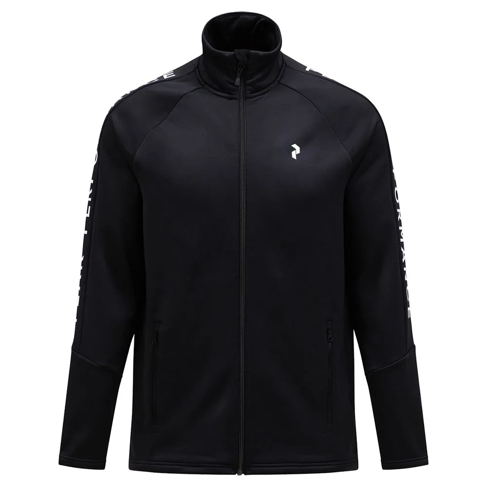 

Флис Peak Performance Rider full zip, черный