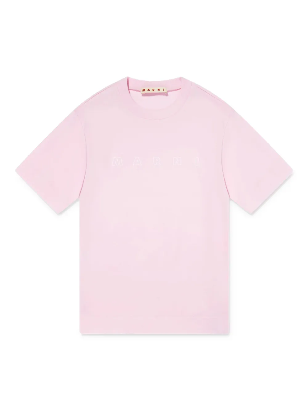 

Футболка с логотипом Marni Kids, розовый
