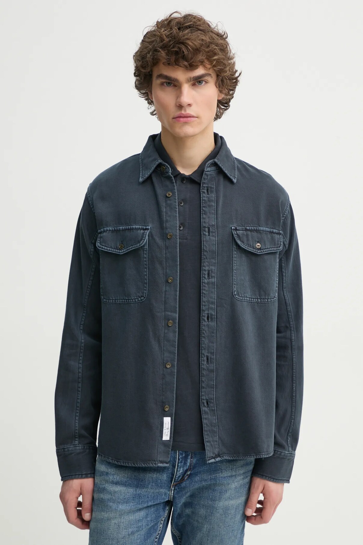 

Рубашка Rag & Bone, темно-синий