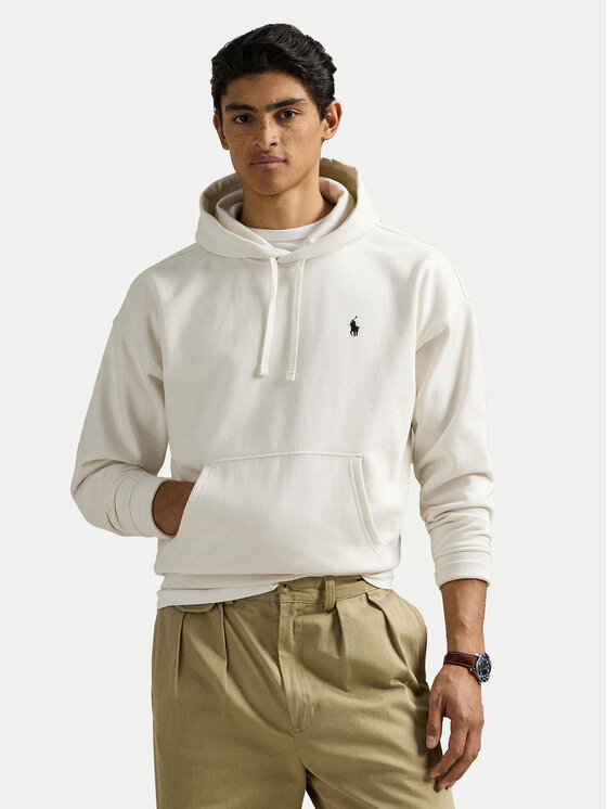 

Свободный крой толстовки 710964718001 Polo Ralph Lauren, белый