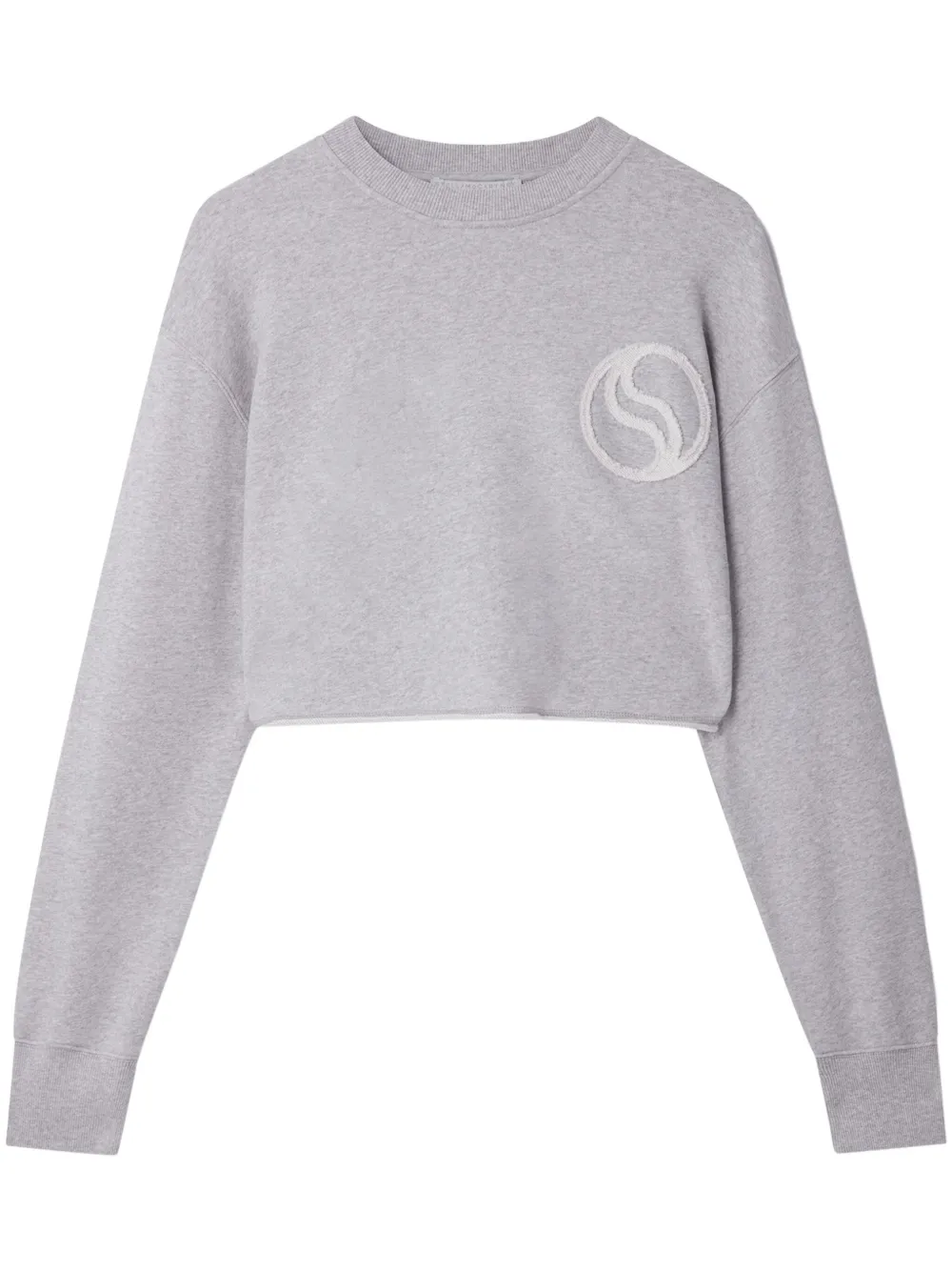 

Укороченная толстовка S-Wave STELLA MCCARTNEY, серый