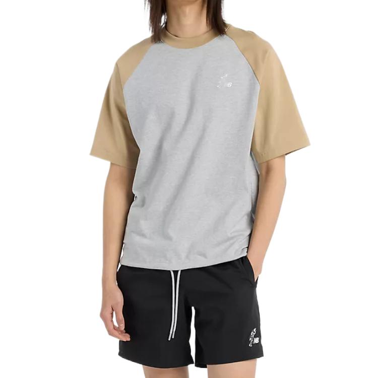 

New Balance Футболка Shohee Signature Raglan мужская brown, Коричневый, New Balance Футболка Shohee Signature Raglan мужская brown