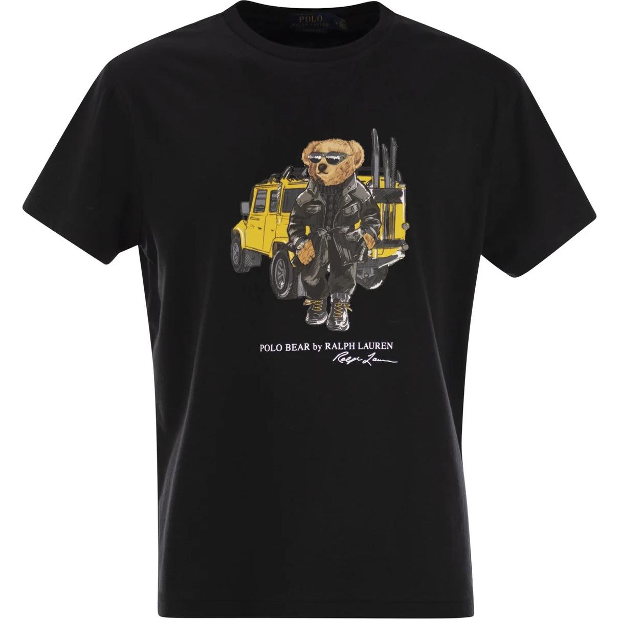 

Классическая футболка с медведем Polo Ralph Lauren, черный