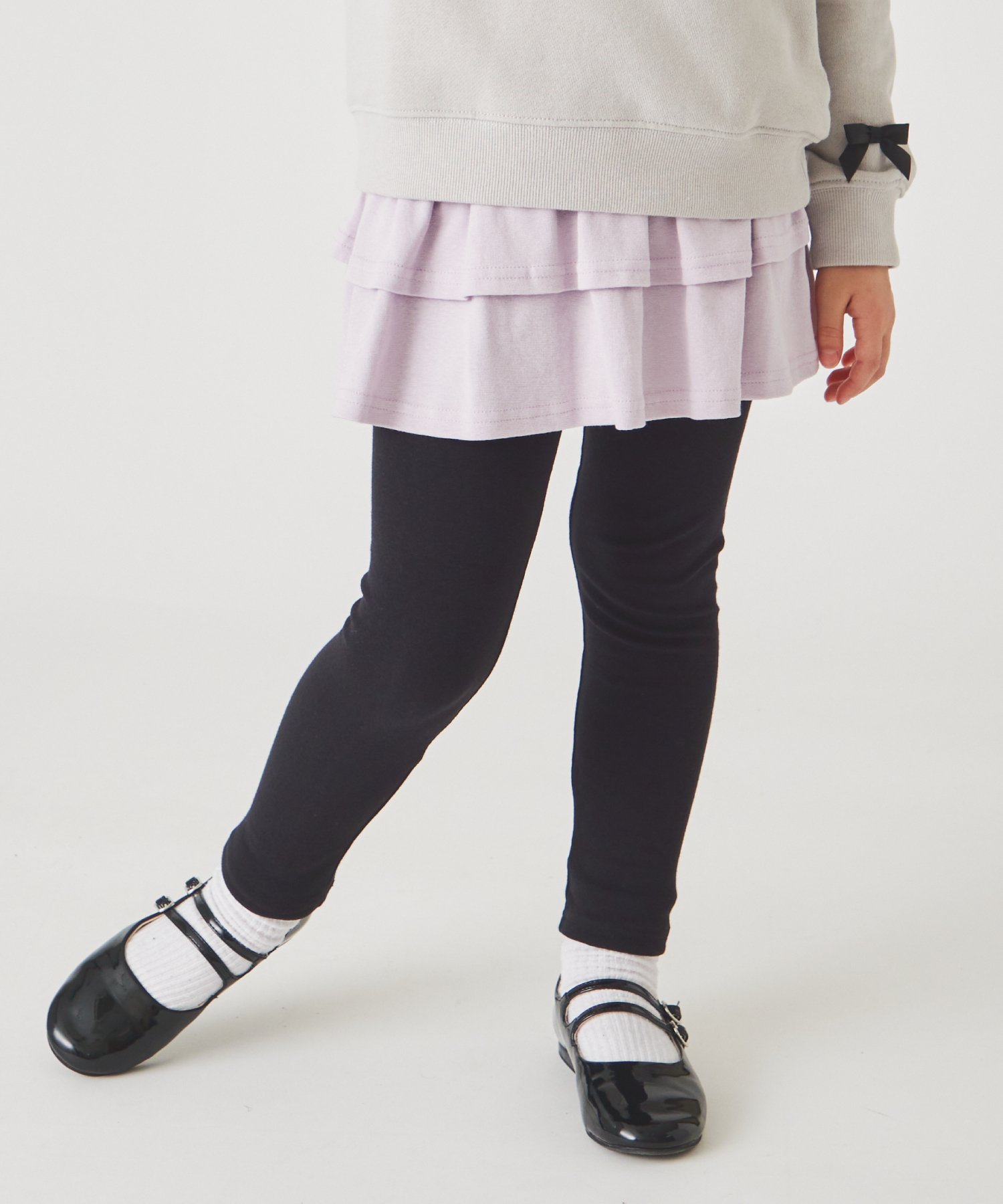 Юбка Эластичные юбки (с двухъярусными оборками) Ever Closet, Lavender C