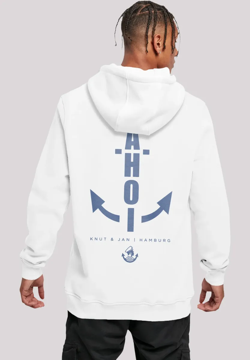 

Толстовка F4NT4STIC "AHOI Knut & Jan Hamburg", принт, белый