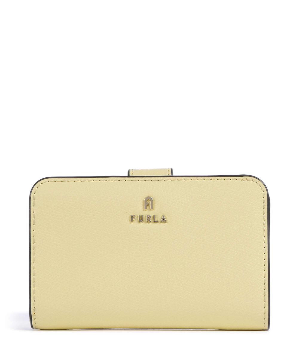 

Кошелек Camelia m из зернистой кожи Furla, желтый
