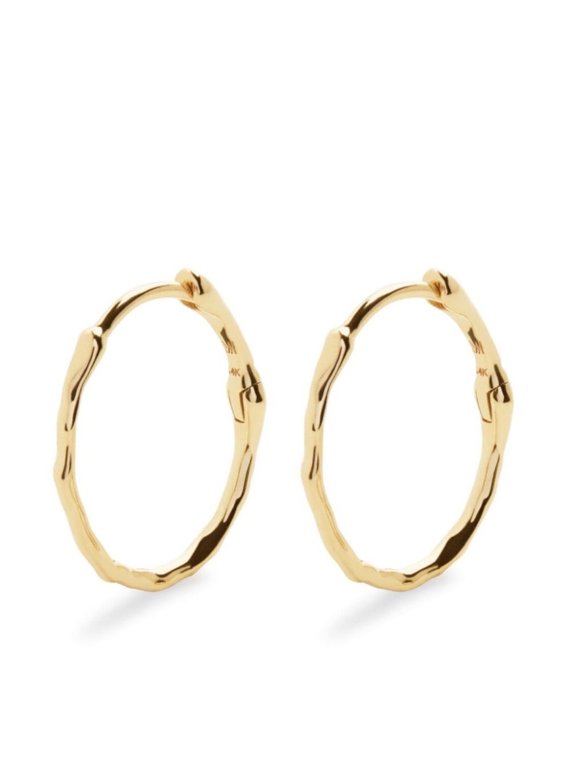 

Серьги Small Siren Muse из желтого золота Monica Vinader, золотой
