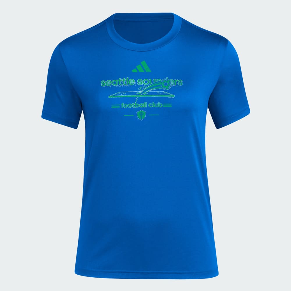 

Спортивная футболка Adidas Seattle Sounders FC Short Sleeve Tee, цвет Royal Blue/Mls-Ssf-S23