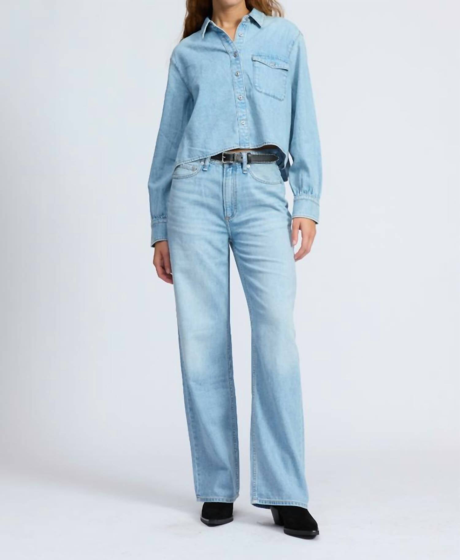 

Джинсы Logan Wide Leg в Гринпорте Rag & Bone, Greenport