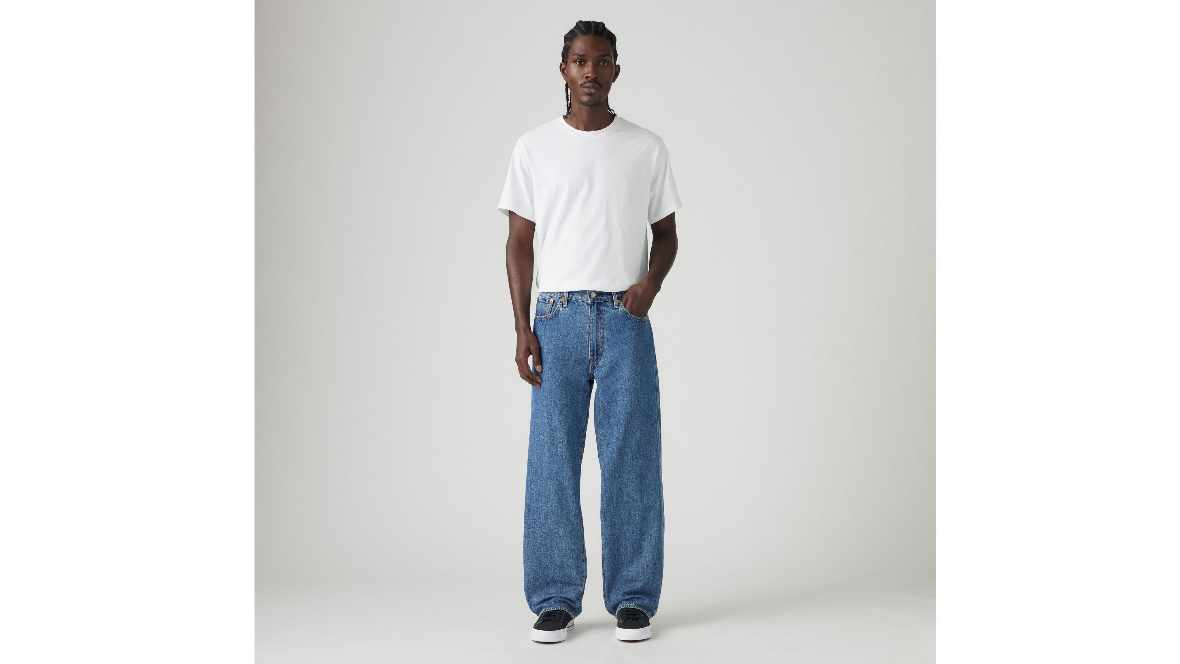 578 Мешковатые мужские джинсы Levi's, цвет The Baggy Family - Medium Wash — фото 2
