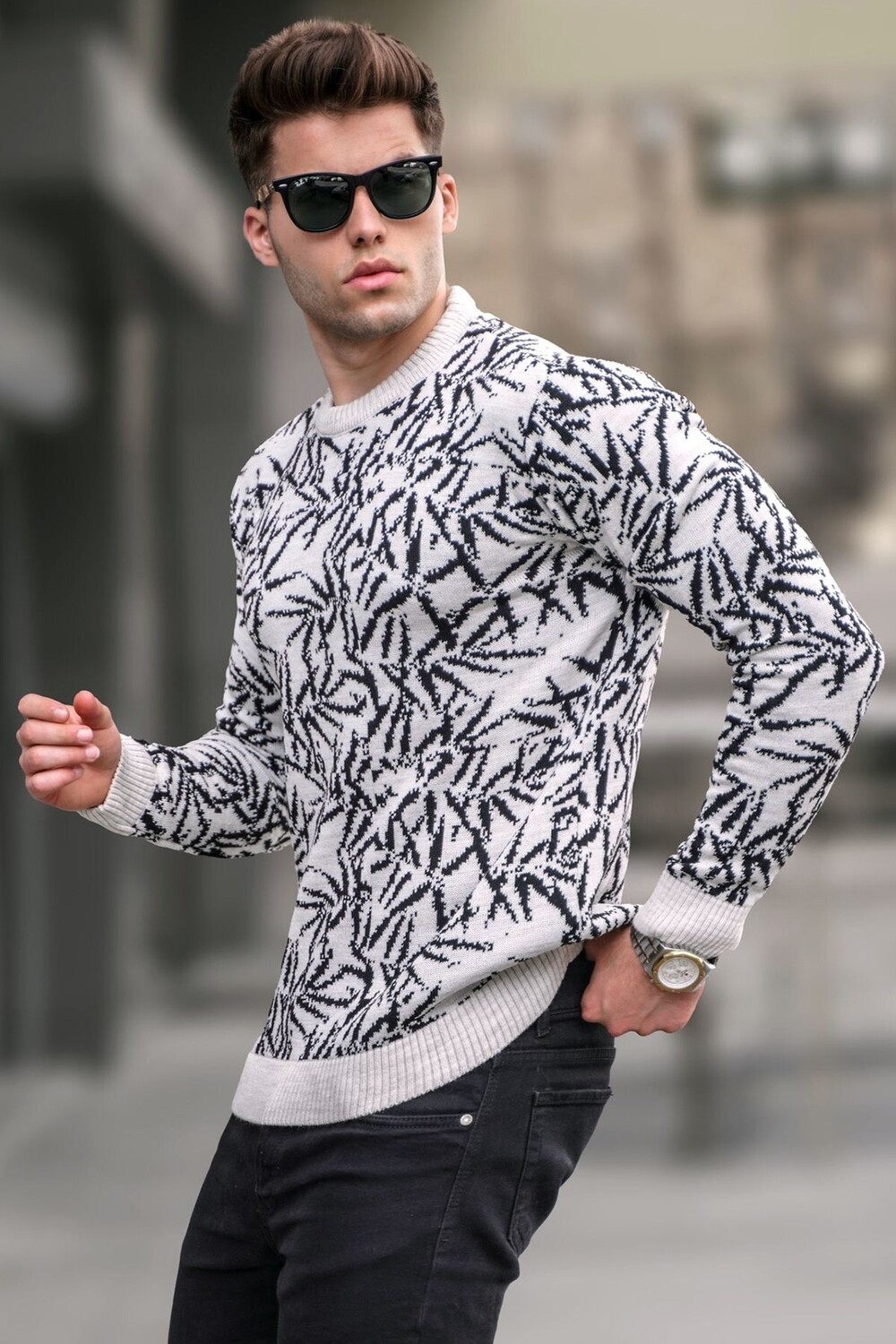 

Свитер Madmext, кремовый, Бежевый, Свитер Madmext, кремовый