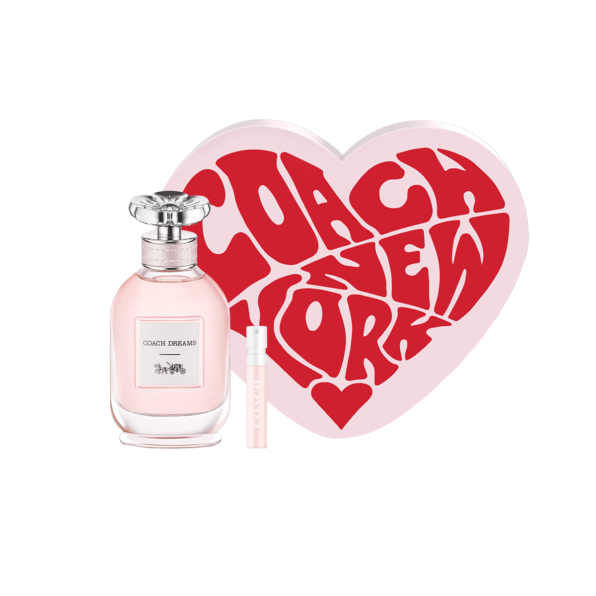 

Женские духи Dream Journey подарочный набор в форме сердца парфюмерная вода EDP 40мл/60мл+2мл цветочный аромат Heart Scent COACH