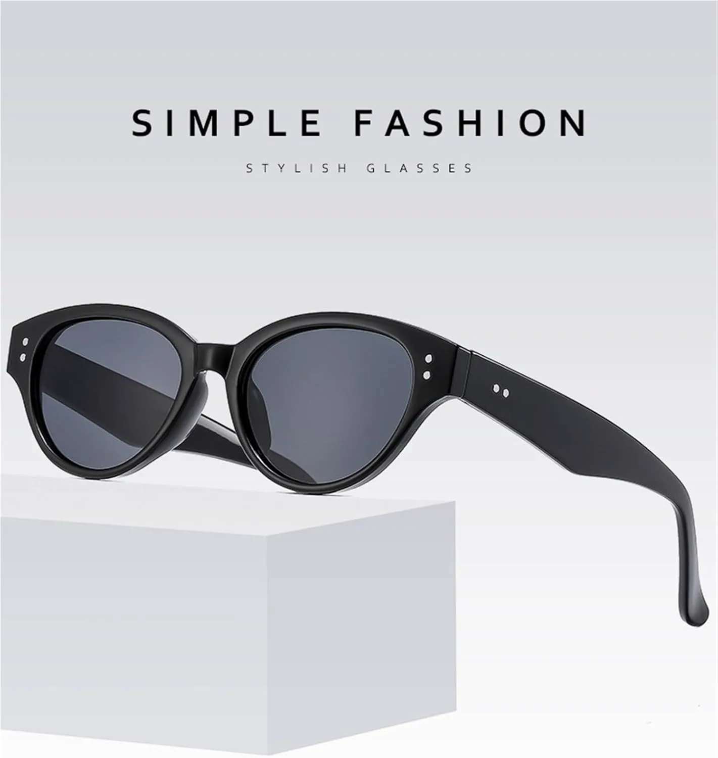 

Мужские солнцезащитные очки для вождения в узкой оправе, женские солнцезащитные очки для поездок на работу, декоративные солнцезащитные очки Generic, White