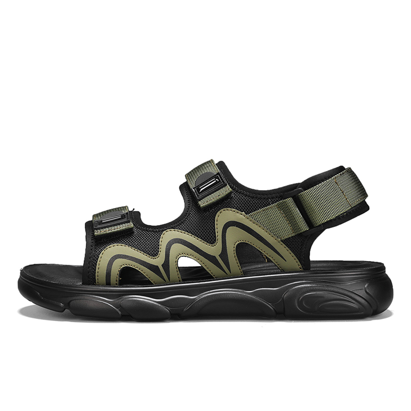 

Bull charm Армейские зеленые пляжные сандалии для мужчин, цвет Army Green