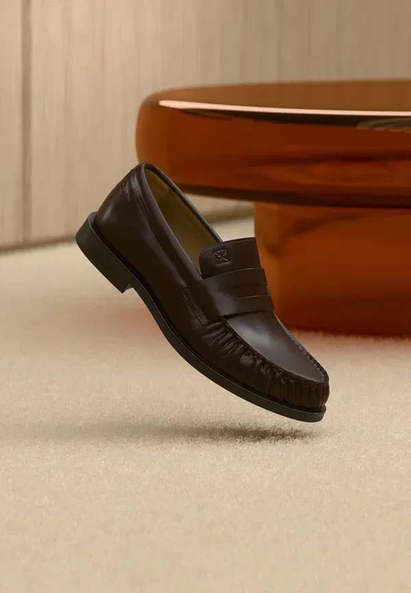 Туфли лоферы Ess loafer smart slip ons Calvin Klein, бордовый
