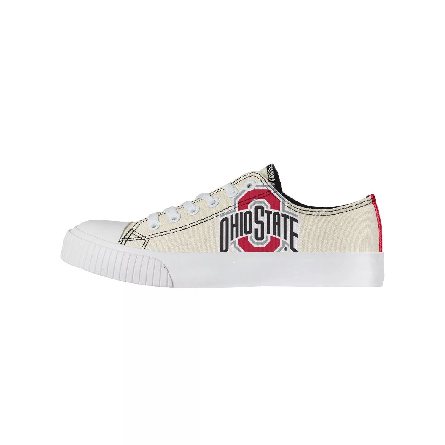 

Женские низкие парусиновые туфли FOCO кремового цвета Ohio State Buckeyes, Бежевый, Женские низкие парусиновые туфли FOCO кремового цвета Ohio State Buckeyes