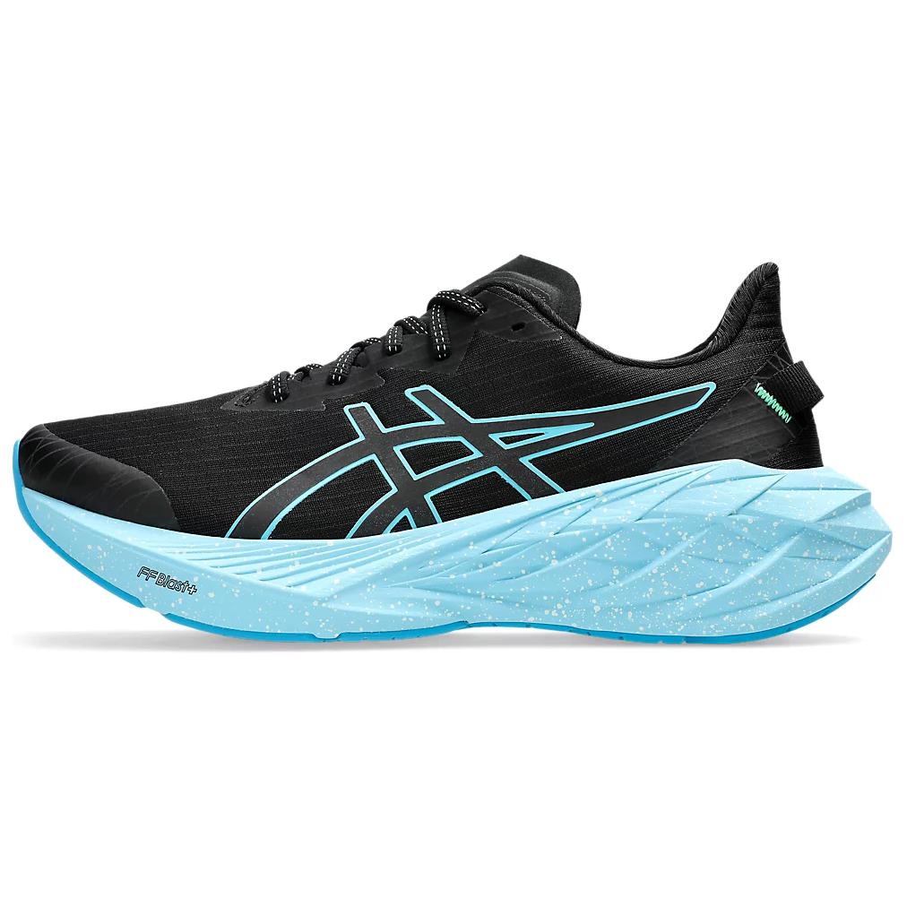 

Asics Novablast 4 Lite Show Bright Cyan, черный/яркий циан