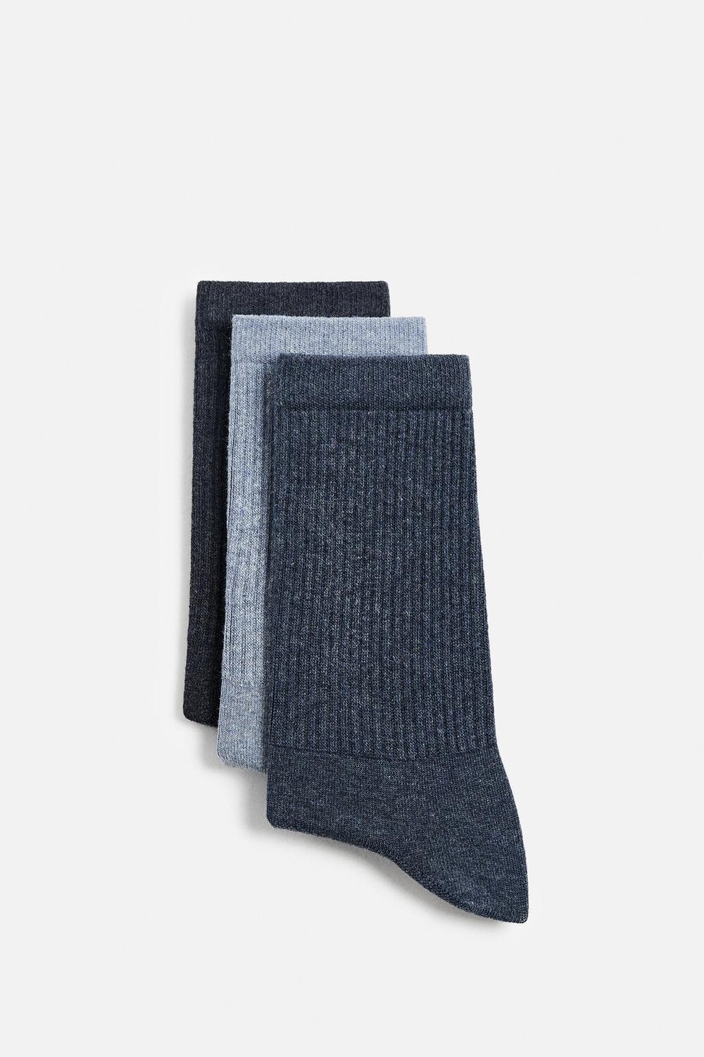 

Упаковка из 3 рубчатых носков ZARA, цвет various