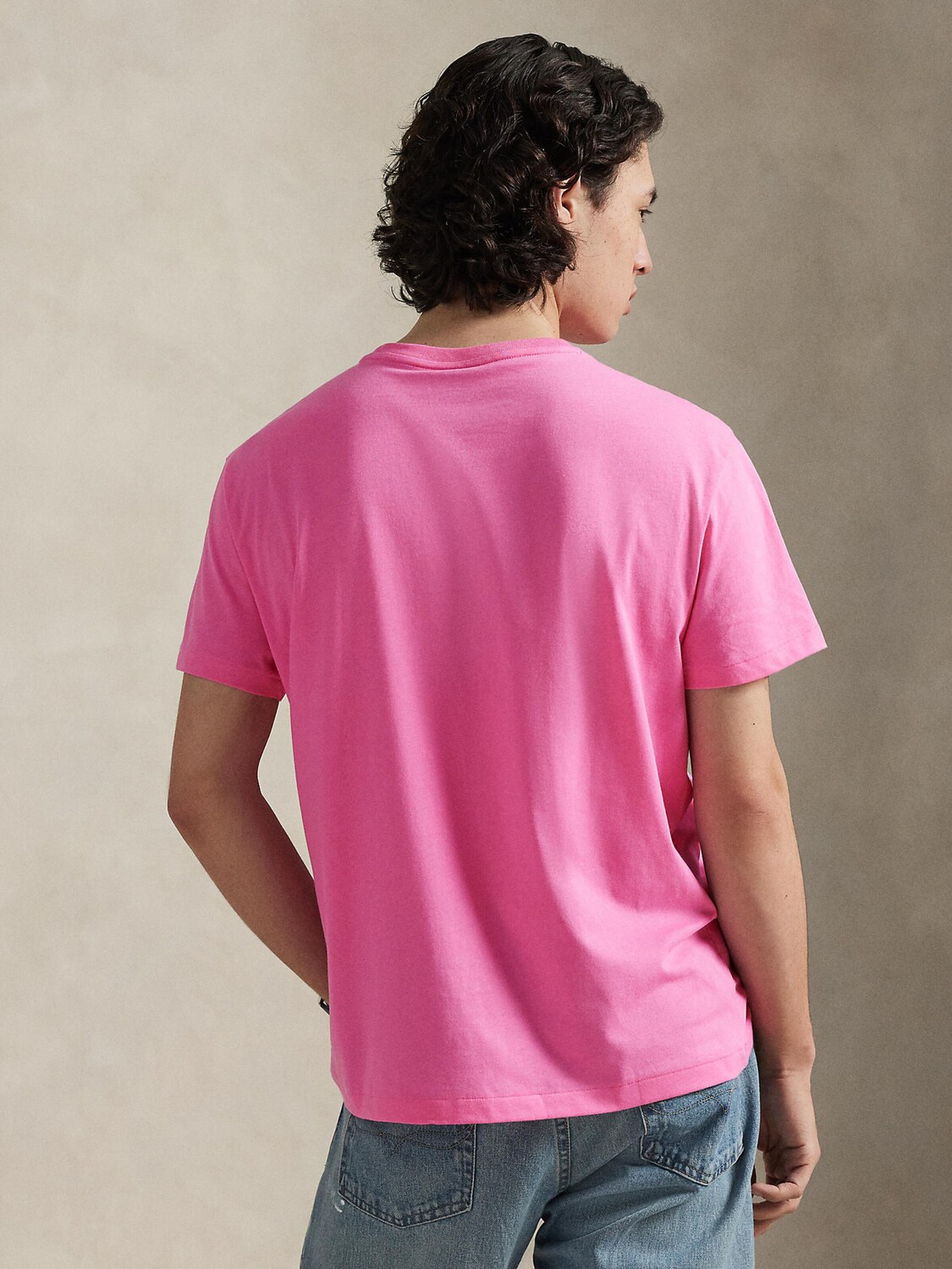 Polo Ralph Lauren Поло Regular fit в розовом цвете — фото 4