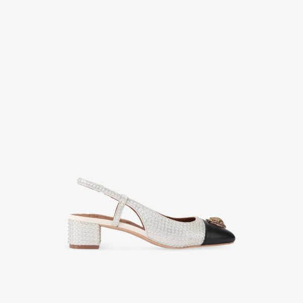 Лодочки Sloane Kurt Geiger London на шпильке с ремешком и кристаллами, мультиколор