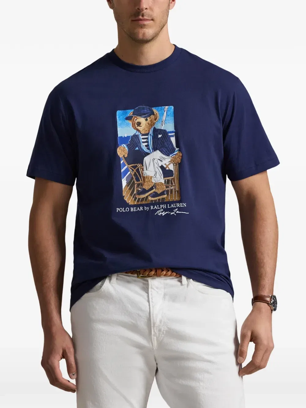 Футболка Polo Bear POLO RALPH LAUREN, синий — фото 3