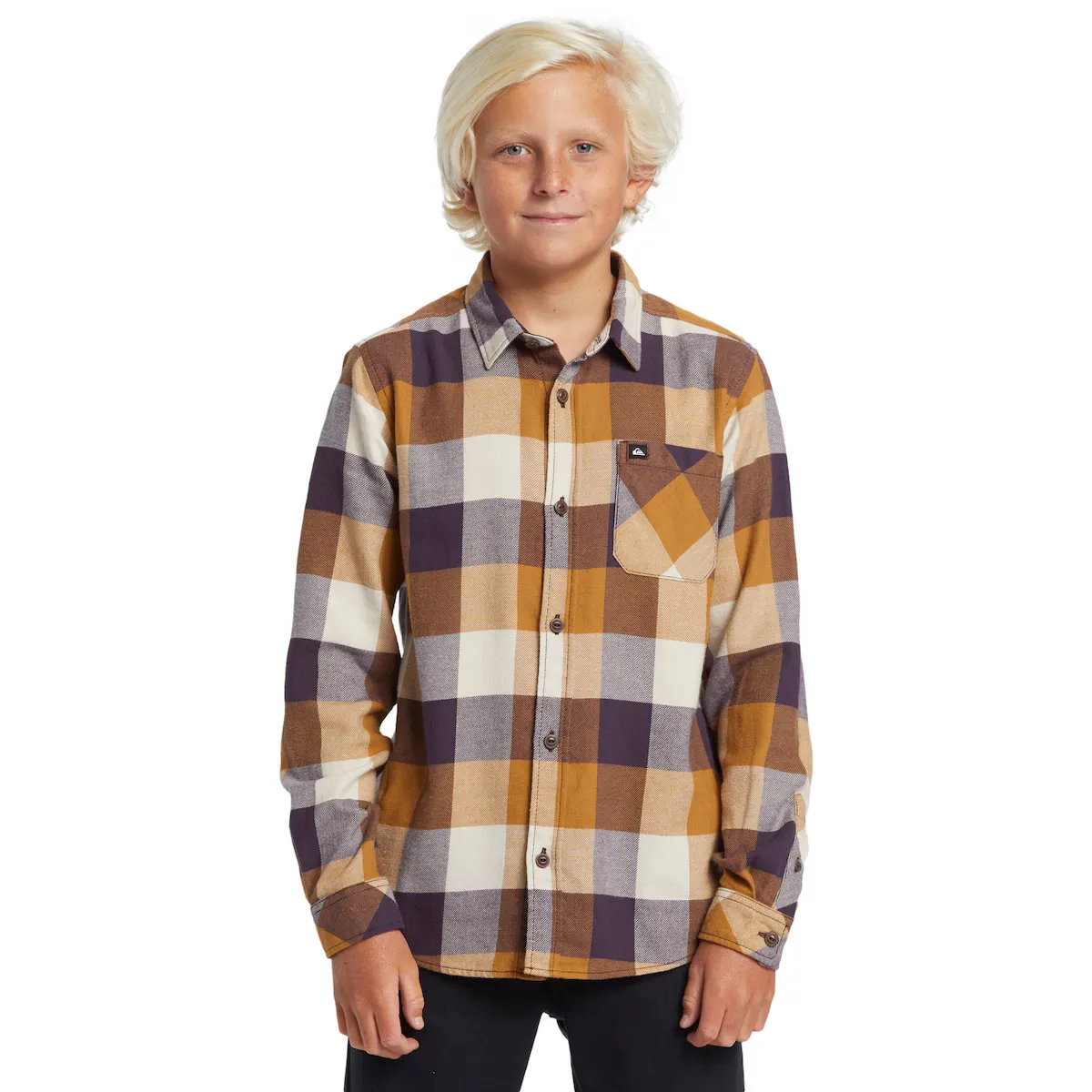 

Motherfly Classic Quiksilver Детская рубашка, коричневый