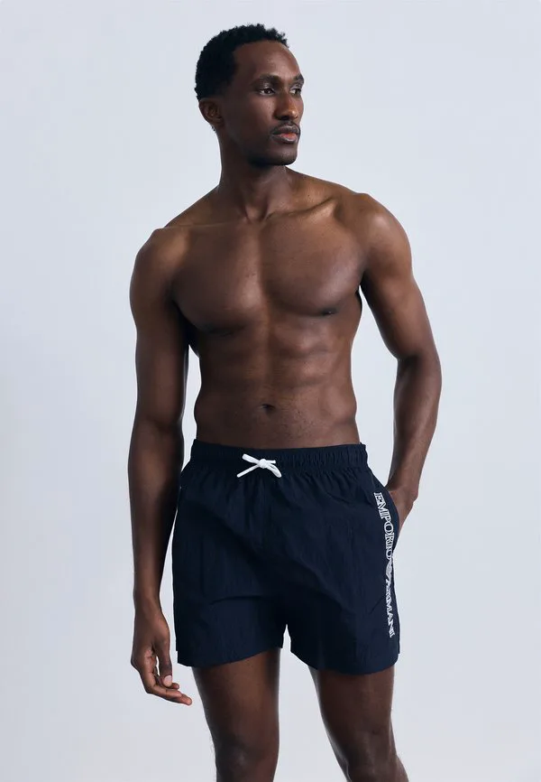 

Плавки-Боксеры с вышитым логотипом Emporio Armani, Blue, Синий, Плавки-Боксеры с вышитым логотипом Emporio Armani, Blue