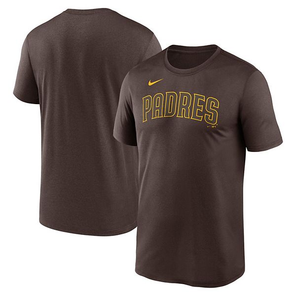 

Мужская коричневая футболка San Diego Padres Fuse Legend Nike