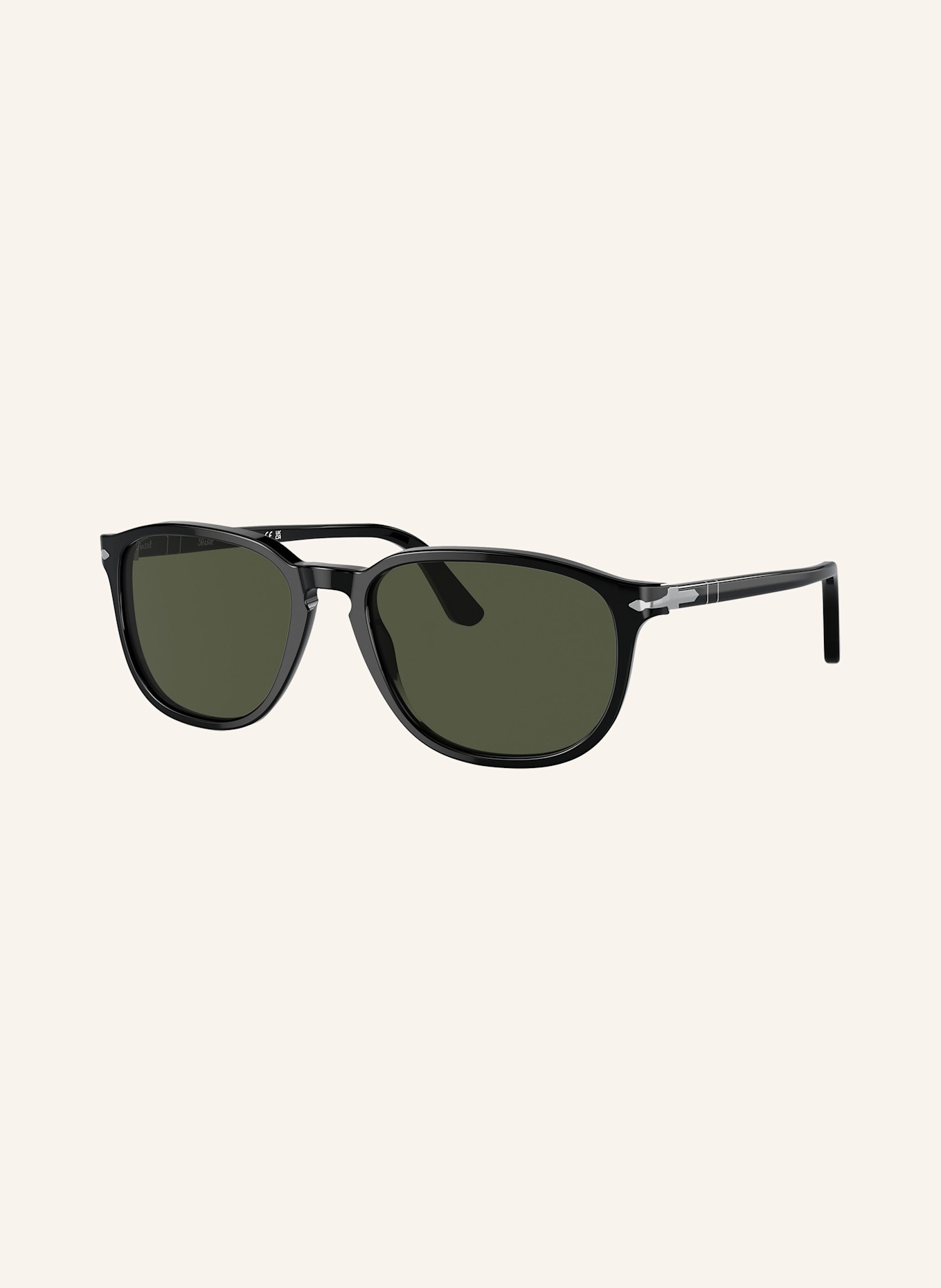 

Солнцезащитные очки po3019s Persol, черный/зеленый