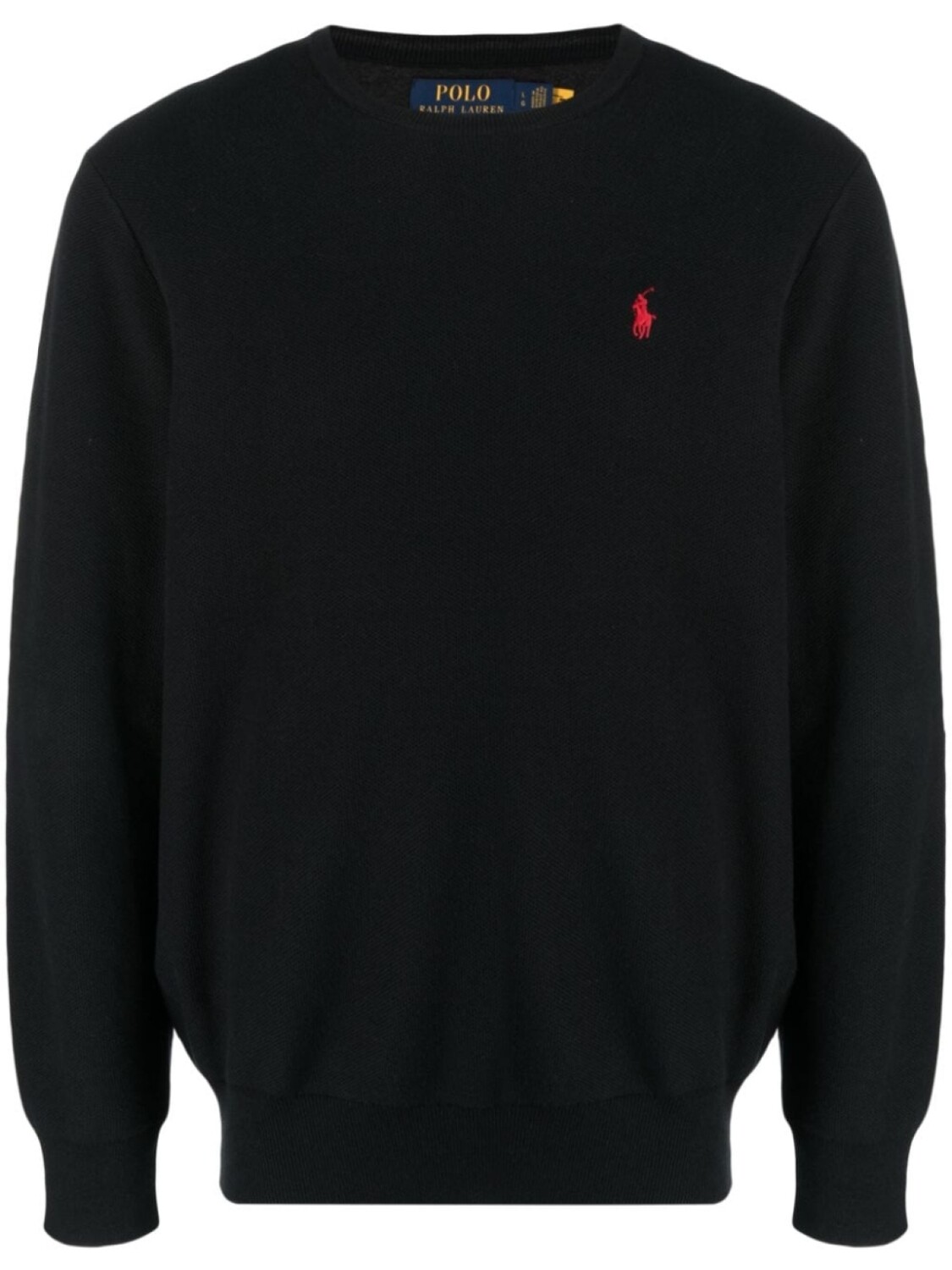 

Джемпер с вышитым логотипом Polo Ralph Lauren, черный