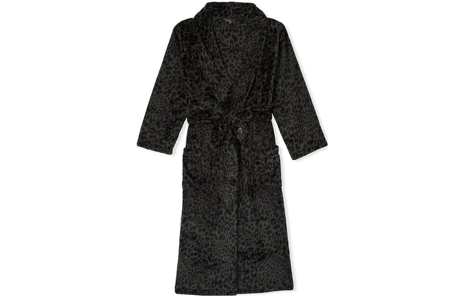 

Женские ночные рубашки/халаты Victoria's Secret, цвет Black/Leopard Print