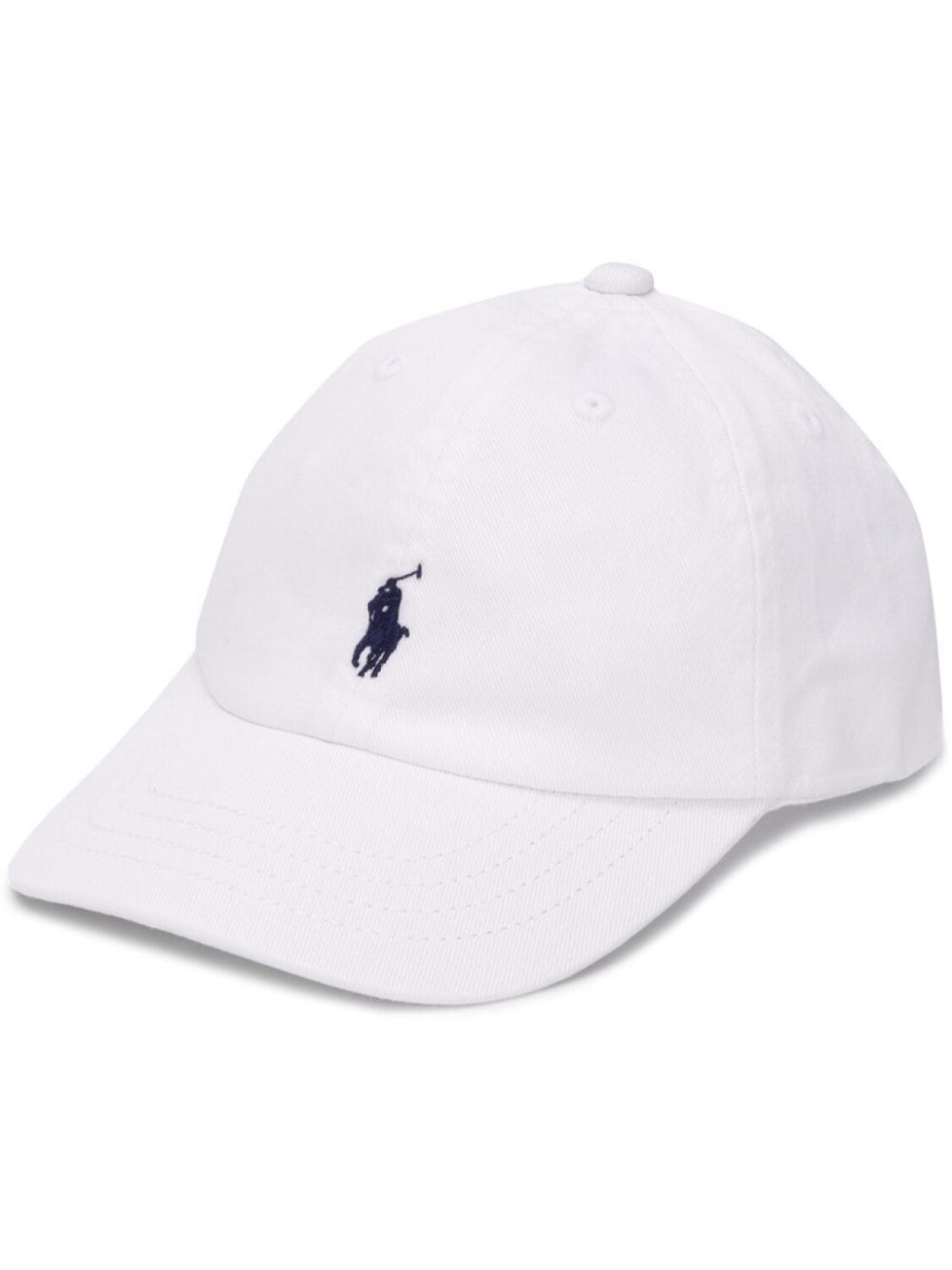 

Ralph Lauren Kids кепка с вышитым логотипом, белый