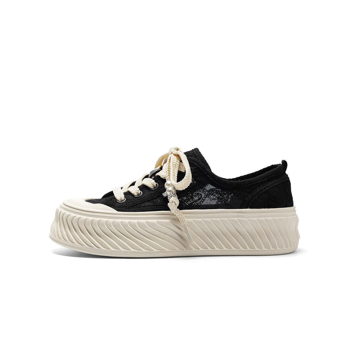 

Кроссовки JEEP SPIRIT Skateboarding Shoes Women's Low-top, черный