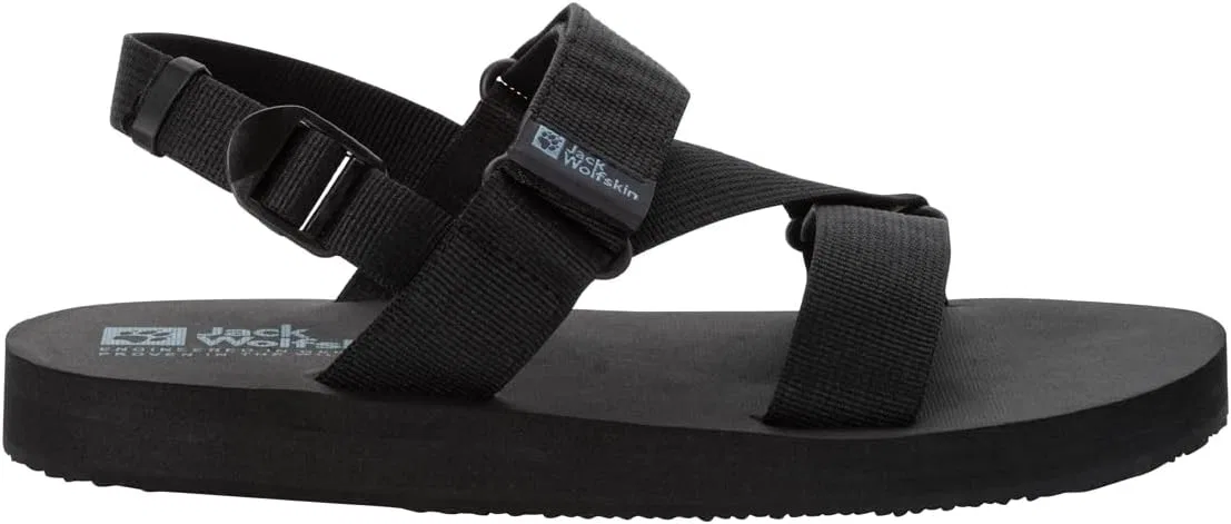 Мужские сандалии Jack Wolfskin Urban Discovery с ремешком, Black