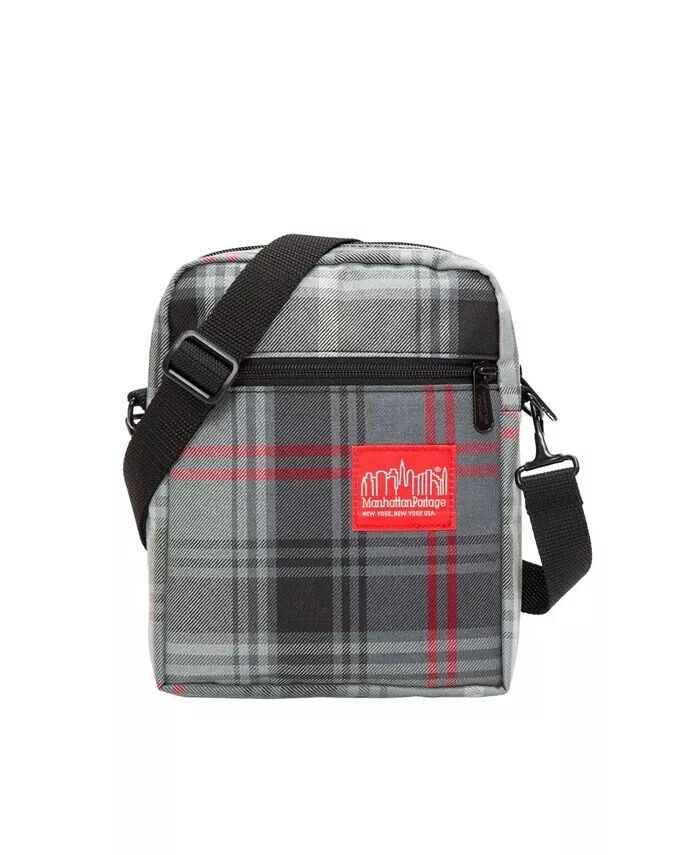 

Женская клетчатая сумка City Lights Manhattan Portage, серебряный