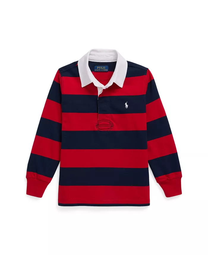 

Детская и мальчиковая поло-рубашка The Iconic Rugby Polo Ralph Lauren, мультиколор