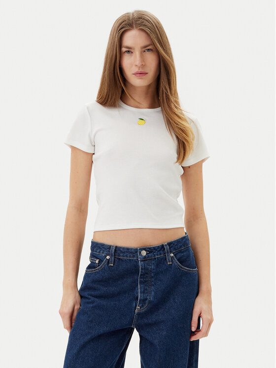 

Облегающая футболка Daniella 15350554 Only, белый