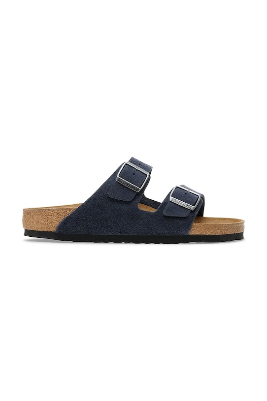 

Замшевые шлепанцы Arizona Birkenstock, темно-синий
