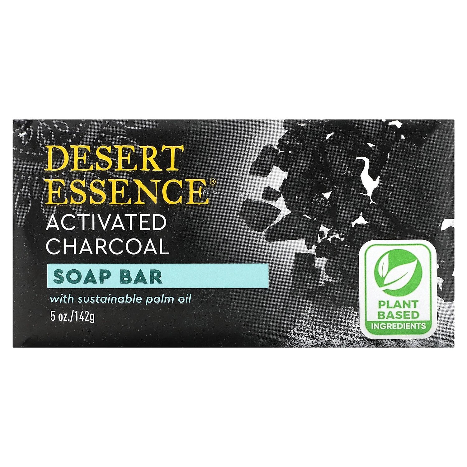 

Desert Essence Soap Bar Activated Charcoal 5 oz (142 g)